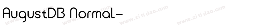 AugustDB Normal字体转换